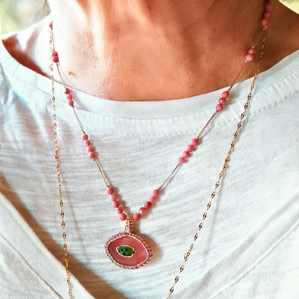 Collana Regard Rosé