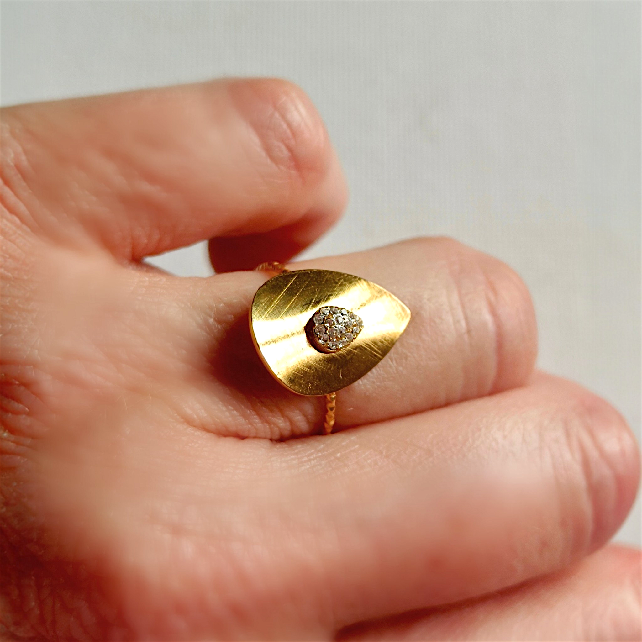 Anello Gota Dorada
